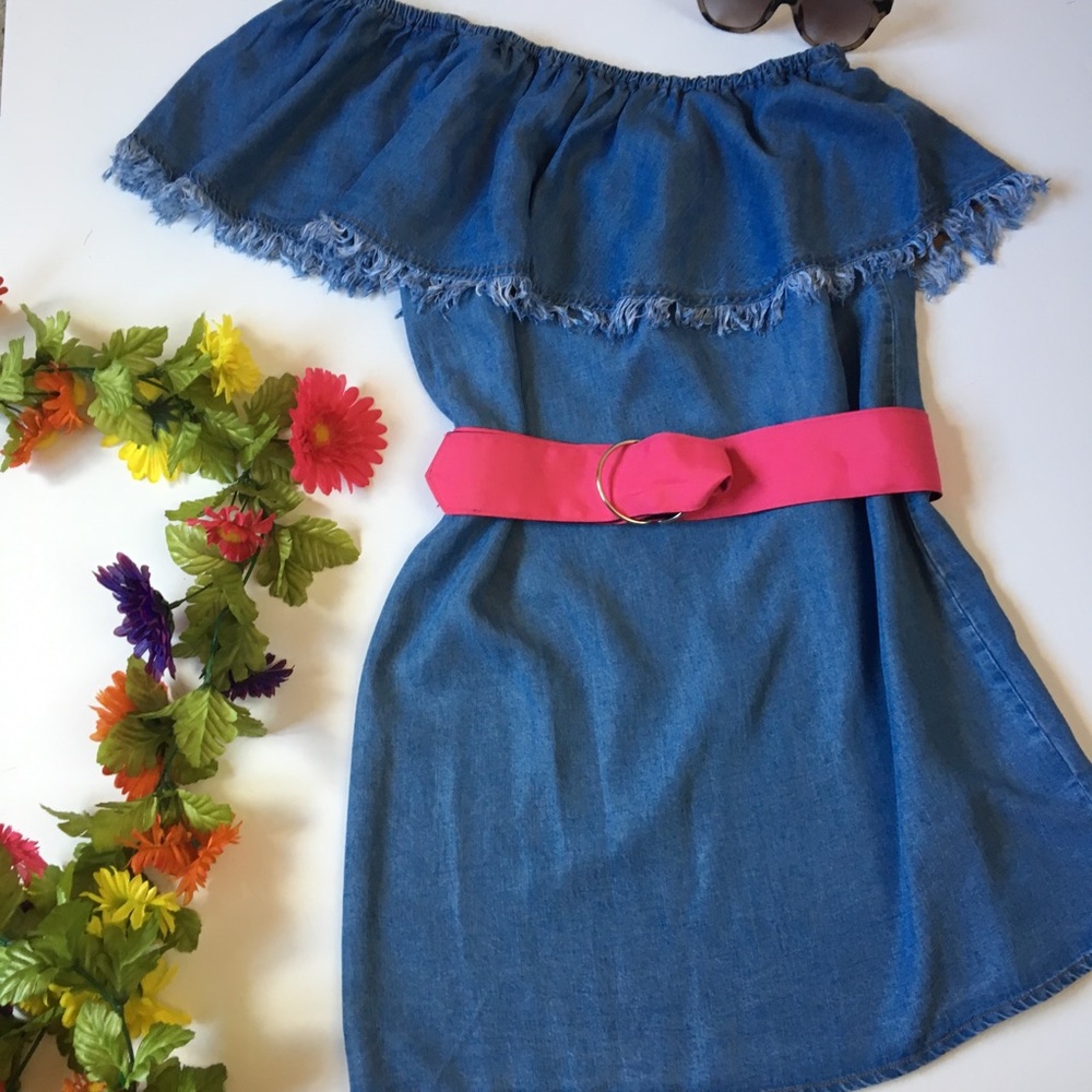 Denim Dress - Picture 1 of 3